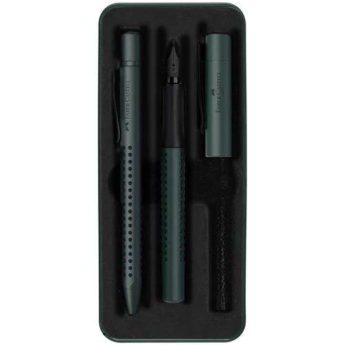  Pisalni set Faber-Castell Grip Limidet Edition BP + FP, 2 kosa, zelen