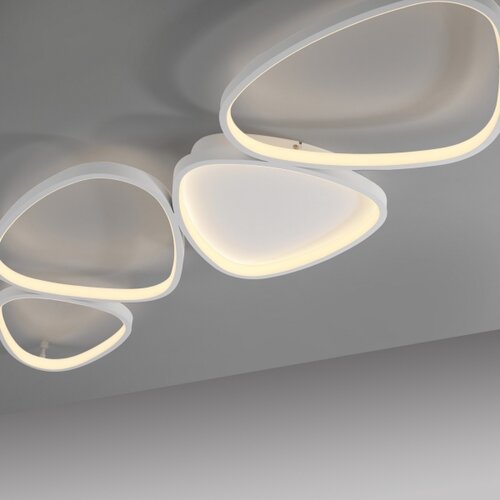 SCH&amp;Ouml;NER WOHNEN 14039-16 - LED prigu&amp;scaron;iva plafonska svetiljka PEBBLES LED/35,5W/230V bela Slike