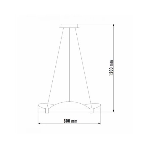 Vesta 621 luster 80W 3000K braon Cene