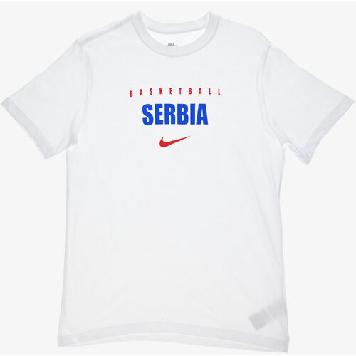 Nike Majica S M NK TM SS COTTON TEE-WHITE Cene