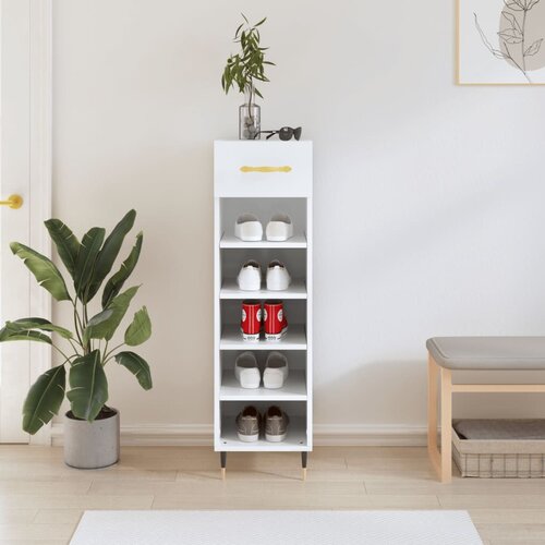 vidaXL Ormarić za cipele bijeli 30 x 35 x 105 cm od konstruiranog drva Cijene