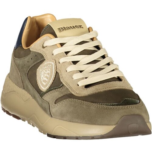 Blauer Ozark01 Nus mu&amp;scaron;ke tenisice s taupe detaljima zelene Slike