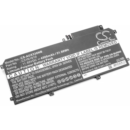 VHBW Baterija za Asus Zenbook UX330, 4500 mAh