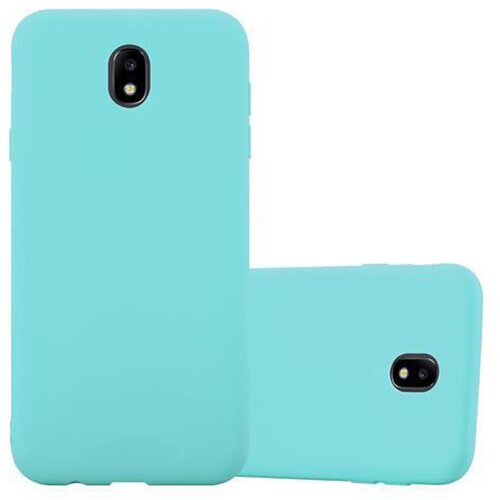 Cadorabo Ohi&amp;scaron;je, združljiv s Samsungom v Candy Blue - Za&amp;scaron;čitni pokrov iz fleksibilnega silikona TPU, (20571543) Slike