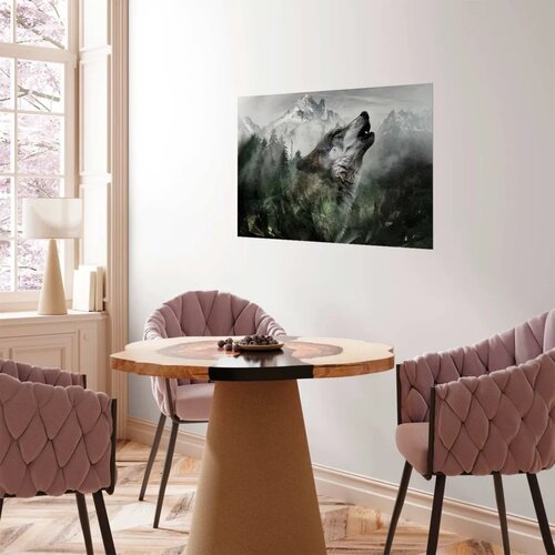  Plakat - Howling Wolf 60x40 Bez okvira Slike