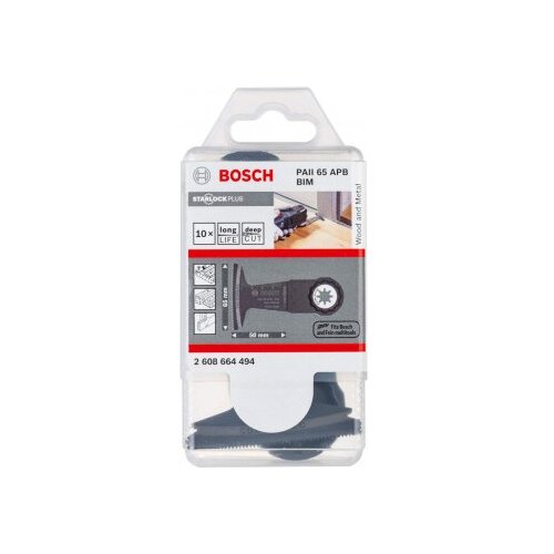 Bosch BIM list testere za uranjanje PAII 65 APB Wood and Metal 50 x 65 mm - pakovanje od 10 komada - 2608664494 Cene