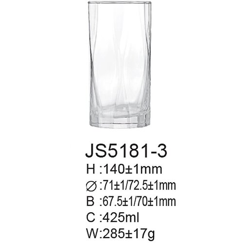 Staklena casa 6/1 JS5181-3 Slike