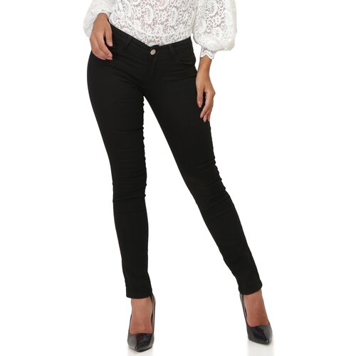 La Modeuse Jeans 67683_P157093 Črna Cene