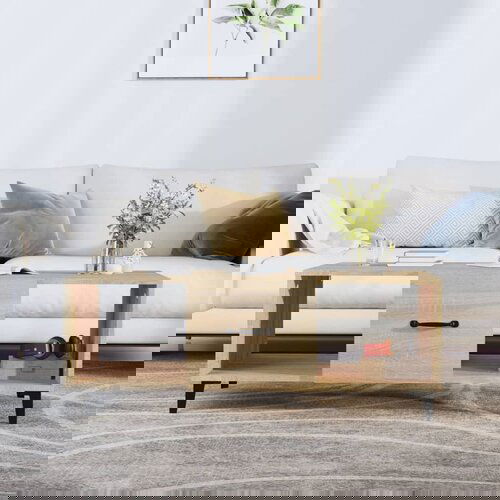 VidaXL stolić za kavu boja hrasta 102x50x40 cm konstruirano drvo Slike