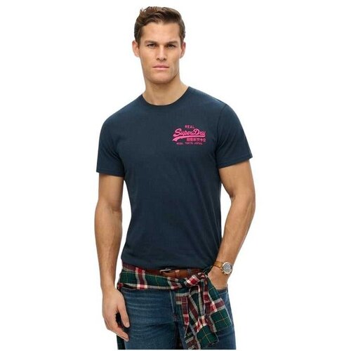 Superdry teget mu&amp;scaron;ka majica Slike