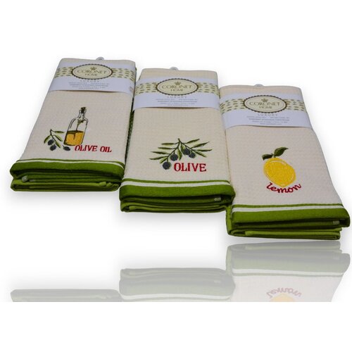  Set kuhinjskih krpa Wafle green ( VLK000109- green ) Slike