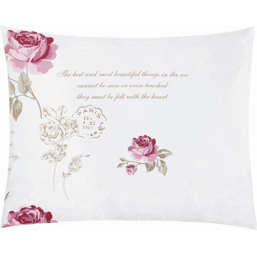 Modern Living Posteljnina Diary Rose, Bela, Bombaž, 60/80, 140/200 Slike