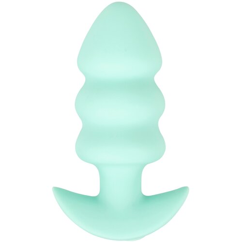 Cuties Mini - okrugli vibrirajući analni čep (zeleni) Slike