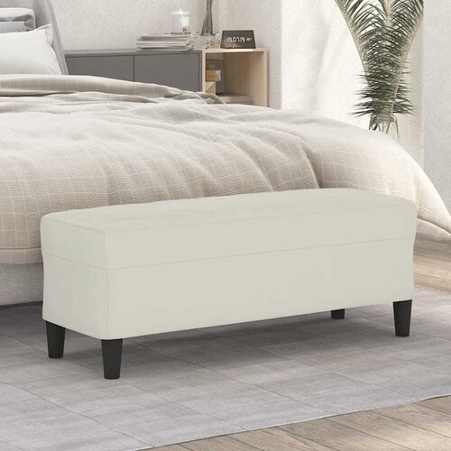  Klupa krem 100 x 35 x 41 cm bar&scaron;unasta Cijene
