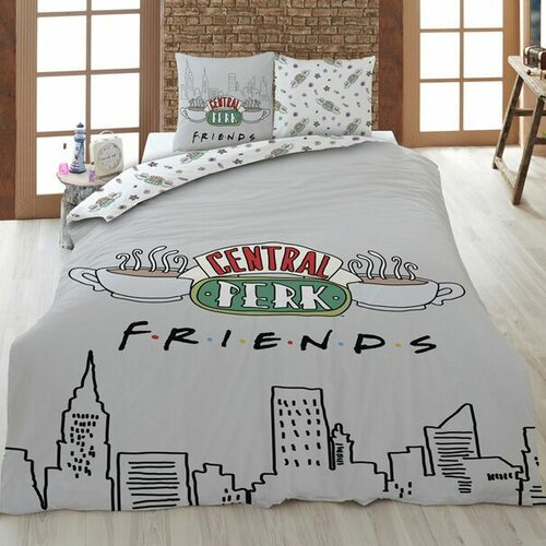 Friends central perk pamučni set za krevet 135cm Slike