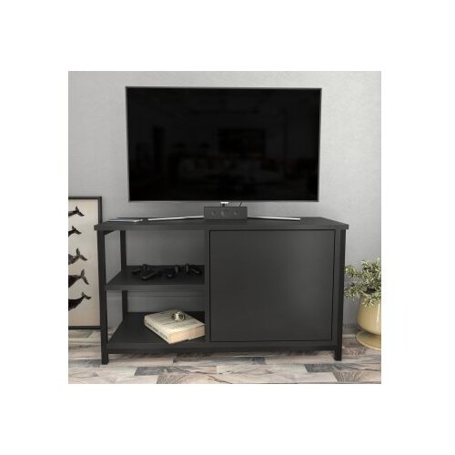 Hanah home muskegon - black, anthracite blackanthracite tv stand Slike