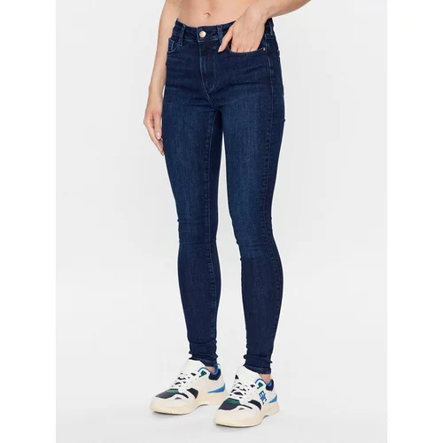 Tommy Hilfiger Jeans hlače Harlem WW0WW38901 Mornarsko modra Skinny Fit