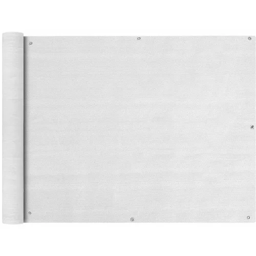 Balkonska Zaštita HDPE 90x400 cm Bijela