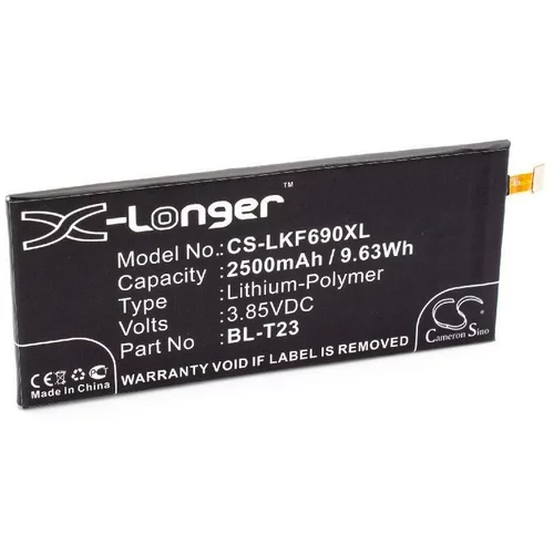 VHBW Baterija za LG K500 / K580 / F690L, 2500 mAh