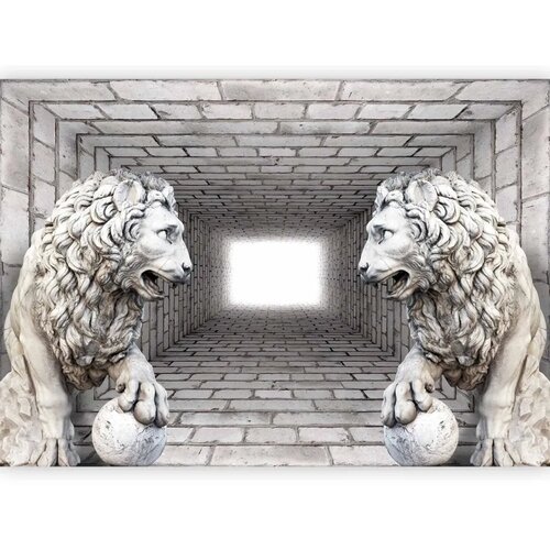  Foto tapeta - Stone Lions 350x256 Premium Cene