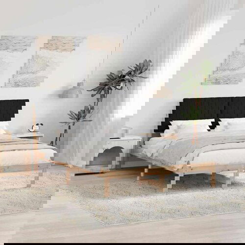  Konstrukcija postelje Rjava 135 x 190 cm Masivno borovo les, (5000084764) Cene