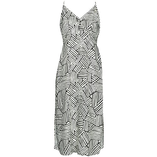 Superdry VINTAGE MIDI HALTER SLIP DRESS Crna Slike