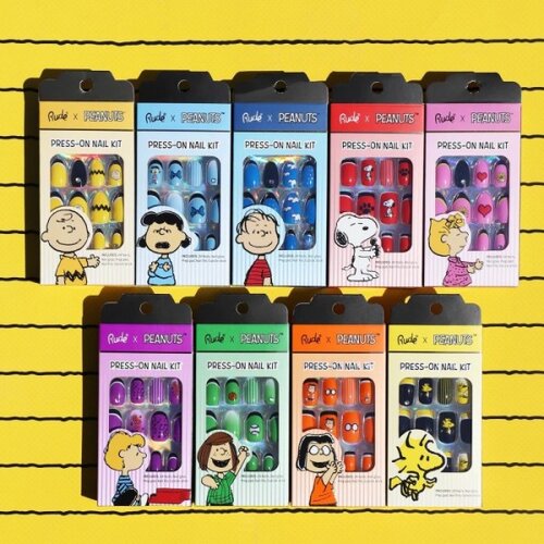 Rude Cosmetics set tipsi za nokte PRESS ON Peanuts Slike