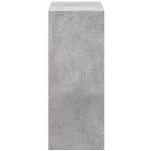 za knjige s 2 razine boja betona 60x30x76,5 cm drveni Slike