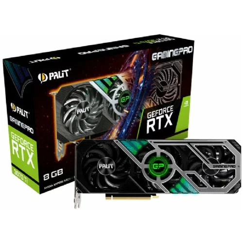 Palit GeForce RTX 3070 Ti GamingPro 8GB GDDR6 (NED307T019P2-1046A) ARGB gaming grafična kartica