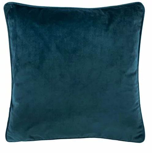 Tiseco Home Studio Temno modra okrasna blazina Velvety, 45 x 45 cm
