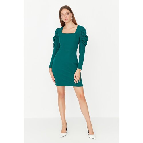 Trendyol green Shoulder Detailed Dress Slike