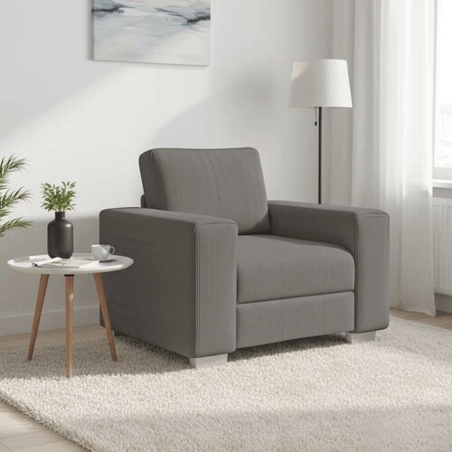 SOFA fotelja svijetlosiva 100x77x82 cm korduro tkanina Cijene