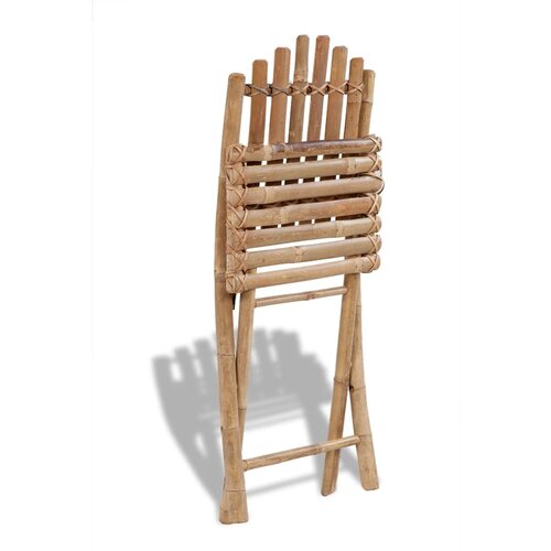 Maison Chic Zložljivi Vrtni Stoli - Stol za vrti 2 kosa bambus JS2668, (21876268) Slike