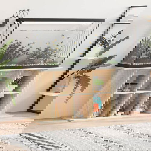 vidaXL Stojalo za akvarij sonoma hrast 120x40x60 cm inženirski les Cene