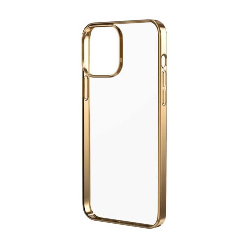  Futrola MIMO CLEAR CASE za iPhone 13 Pro Max (6.7) zlatna Slike