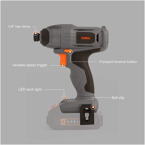 Vonhaus akumulatorski udarni vijačnik E-Series 18V 3500167 Slike