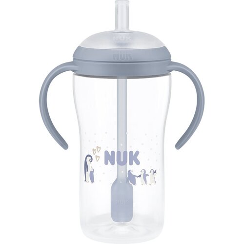 Nuk Perfect Match Penguin steklenička s slamico 8m+ 260 ml Cene