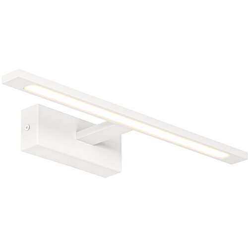 QAZQA Stenska svetilka bela 41,5 cm z LED IP44 - Jerre Cene