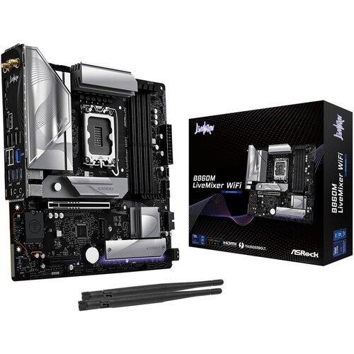AsRock B860M LiveMixer WiFi Intel B860 LGA 1851 (Socket V1) micro ATX Cijene