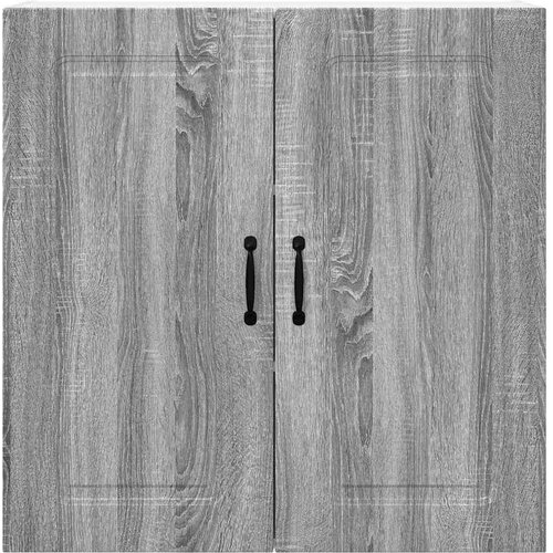 VidaXL Zidni kuhinjski ormarić s policom Siva Sonoma 80 x 31 x 80 cm Slike