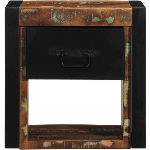 vidaXL Noćni ormarić Višebojni 40x35x40 cm Obrađeno puno drvo Cijene