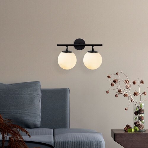 Opviq Roe 10745 Zidna lampa, crno-bijela Cene