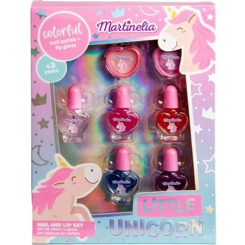 Martinelia Little Unicorn Nail & Lip Set darilni set (za otroke)