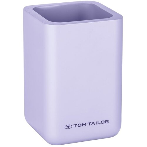 Wenko Ljubičasta čaša za četkice za zube od polyresina Tom Tailor T-Rounded – Cijene