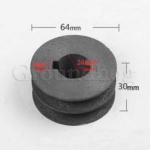 INORCO Polea de correa trapezoidal tipo A Polea de doble ranura Material de la polea Hierro fundido Diametro 50mm-100 Accesorios de herramientas elctricas, (21981563) Slike
