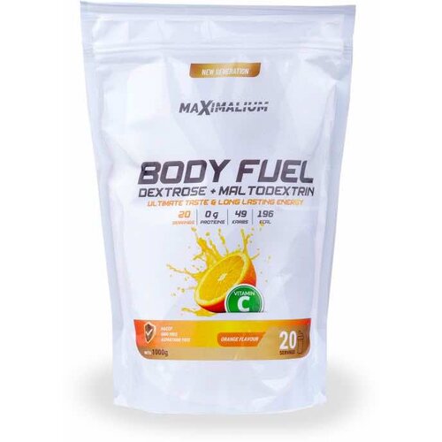 Maximalium body fuel dekstroza - 1000g 1000g (20 doza) narandža Slike