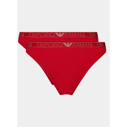 Emporio Armani Underwear Set 2 parov spodnjih hlačk 164752 3F223 00173 Rdeča