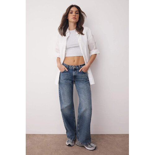TRENDYOLMILLA ženski pantalone model Twoaw26Je00075, plava Cene