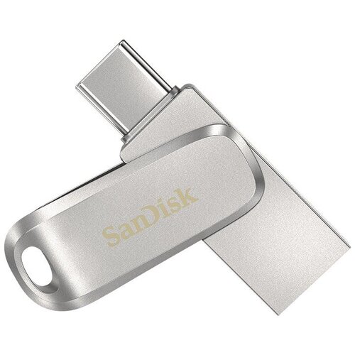 San Disk USB Flash Ultra Dual Drive Luxe 64GB Silver Cene