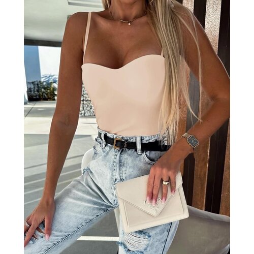 Beloved Nava crop top bež Cene